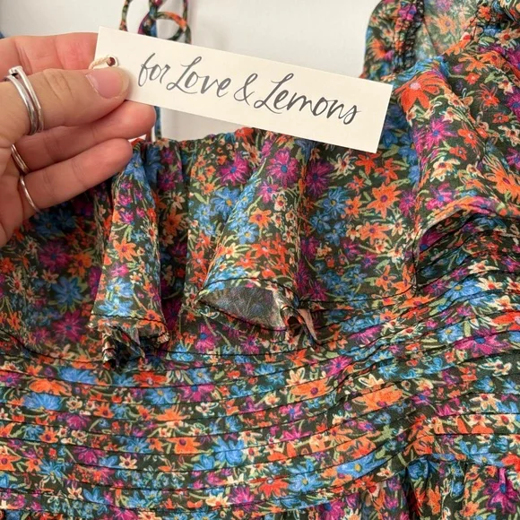 For love & lemons Brittany ditsy midi dress - Picture 7 of 8